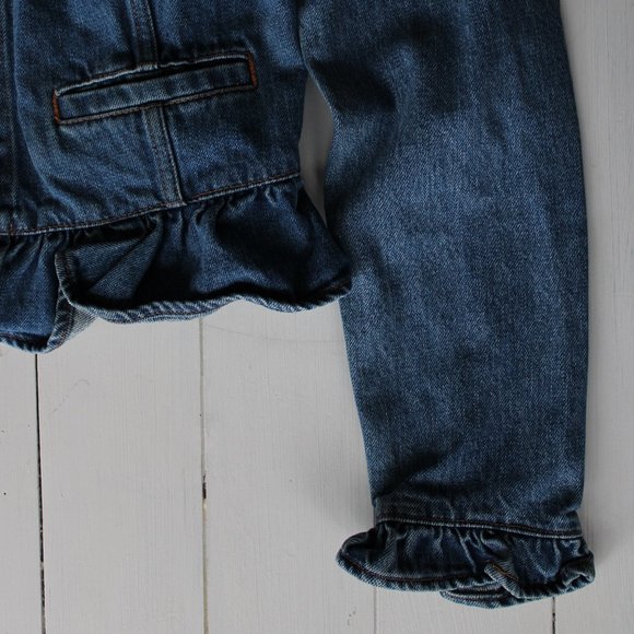 GAP Denim Peplum Jacket - Picture 4 of 7